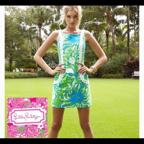 EUC: Lilly Pulitzer Roar of the Jungle Shift Dress - Picture 2 of 10